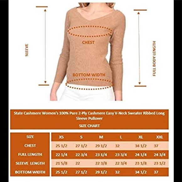 Cashmere Women's 100% Cashmere V-Neck Sweater - Picture 13 of 13